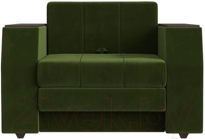 Кресло-кровать Лига Диванов Атлантида / 113855 (микровельвет зеленый)