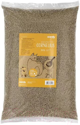 Наполнитель для туалета Comfy Benta Cornelius кукурузный комкующийся с ароматом трав / 124782 (25л)