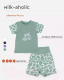 Миниатюра изображения товара Комплект одежды для малышей Rant Milk-Aholic с шортами / 2-81/1 (зеленый, р.80)