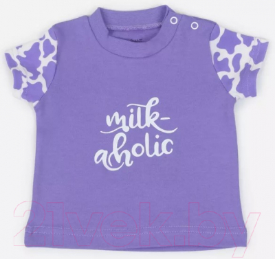 Комплект одежды для малышей Rant Milk-Aholic с шортами / 2-81/1 (фиолетовый, р.62)