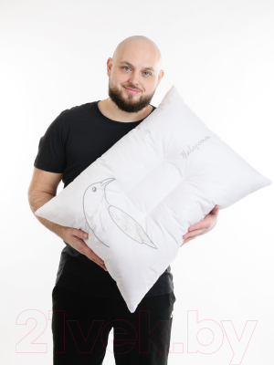 Подушка для сна Familytex ПСС2 В с вышивкой Жаворонок (50x70)