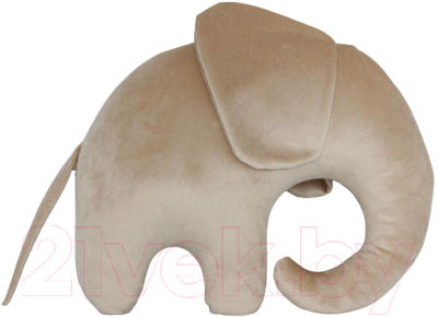 Подушка-игрушка Bogacho Слон / 74330 (светло-желтый)