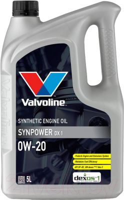 Моторное масло Valvoline SynPower DX1 0W20 / 896621 (5л)