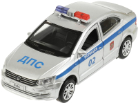 Автомобиль игрушечный Технопарк Volkswagen Polo Полиция / POLO-12POL-SR - 