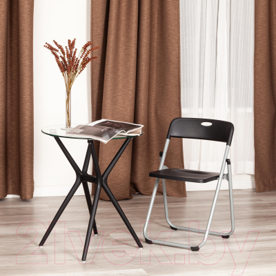Изображение товара Стул складной Tetchair Folder 49x46.5x73.5 (черный/серый)