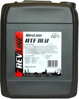 Трансмиссионное масло Revline Automatic ATF III H Semisynthetic / RIIIH20 (20л)