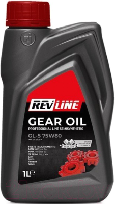 Трансмиссионное масло Revline Semisynthetic GL-5 75W80 / RGL575801 (1л)