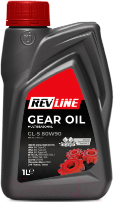 Трансмиссионное масло Revline GL-5 80W90 / RGL580901 (1л)