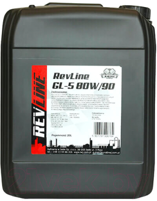 Трансмиссионное масло Revline GL-5 80W90 / RGL5809020 (20л)