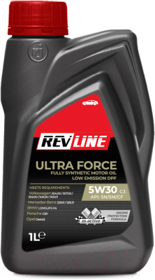 Моторное масло Revline Ultra Force C3 5W30 / RUFC35301 (1л)
