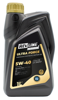 

Моторное масло, Ultra Force C3 5W40 / RUFC35401