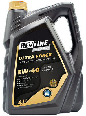 

Моторное масло, Ultra Force C3 5W40 / RUFC35404