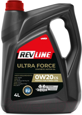Моторное масло Revline Ultra Force C5 0W20 / RUFC50204 (4л)