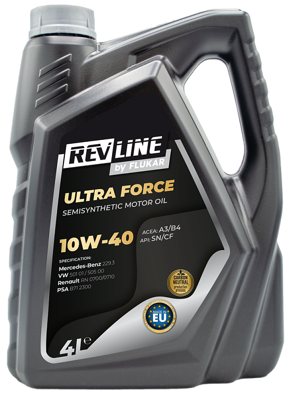 Моторное масло Revline Ultra Force Semisynthetic 10W40 / RUF10404 (4л)