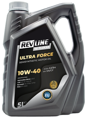 

Моторное масло, Ultra Force Semisynthetic 10W40 / RUF10405