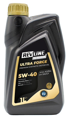 Моторное масло Revline Ultra Force Synthetic 5W40 / RUF5401 (1л) - 