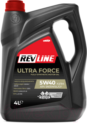 Моторное масло Revline Ultra Force Synthetic 5W40 / RUF5404 (4л)