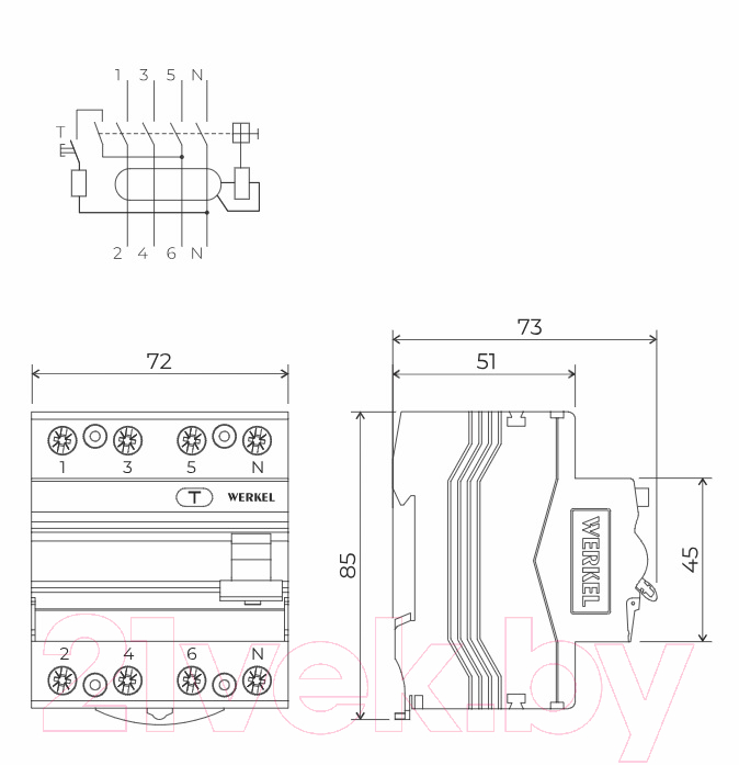 Устройство защитного отключения Werkel W914P256