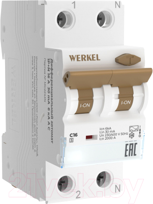Дифференциальный автомат Werkel W922P166