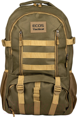 Рюкзак туристический ECOS MB-01 / 105587 (темно-зеленый)