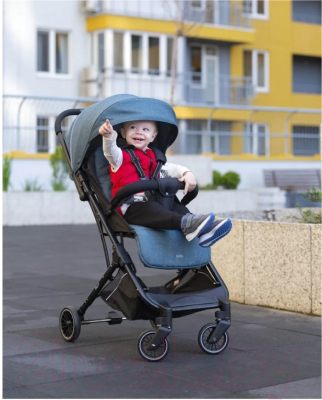 Детская прогулочная коляска Baby Tilly Bella / T-163 (Blue)