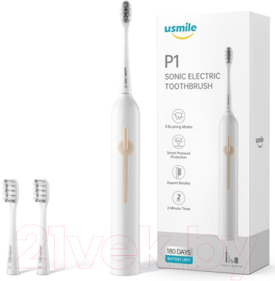 Электрическая зубная щетка Usmile Sonic P1 (белый)