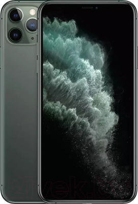 Смартфон Apple iPhone 11 Pro Max 256GB / 2BMWHM2 восстановленный Breezy Грейд B (темно-зеленый)