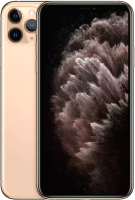 Смартфон Apple iPhone 11 Pro Max 64GB A2218 / 2BMWHG2 восстанов. Breezy Грейд B (золотой) - 