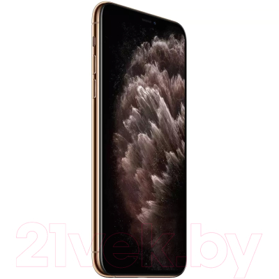Смартфон Apple iPhone 11 Pro Max 64GB A2218 / 2BMWHG2 восстанов. Breezy Грейд B (золотой)