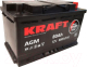 Автомобильный аккумулятор KrafT AGM 80 R / AGM-L4 (80 А/ч) - 