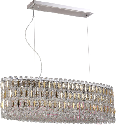 Люстра Crystal Lux Lirica SP10 L900 (Chrome/Gold-Transparent)