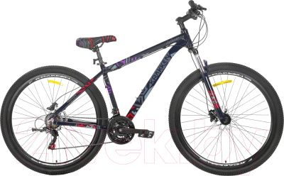 Велосипед Krakken Salazar 2023 (20, черно-красный)