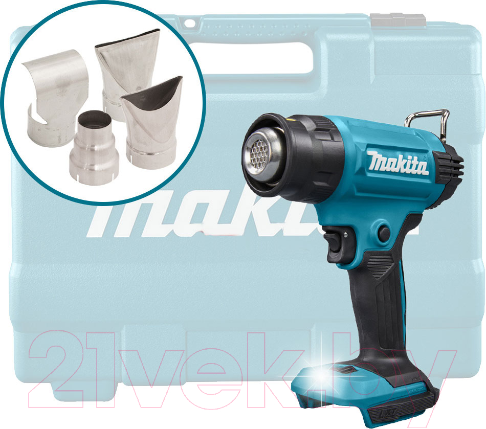 Профессиональный строительный фен Makita DHG181ZK