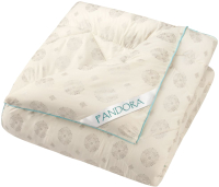 Одеяло PANDORA Овечья шерсть тик зимнее 200x215 - 