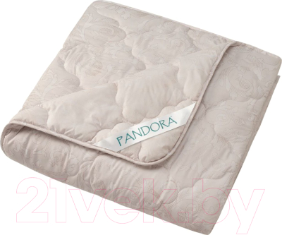 Одеяло PANDORA Верблюжья шерсть тик облегченное 140x205