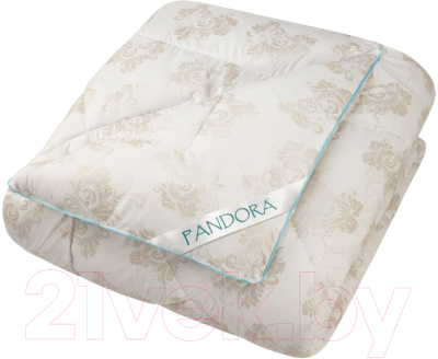 Одеяло PANDORA Лебяжий Пух тик облегченное 140x205