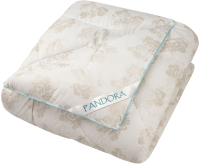 Одеяло PANDORA Лебяжий Пух тик стандартное 140x205 - 