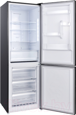 Холодильник с морозильником Evelux FS 2201 DXN