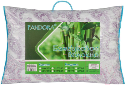 Подушка для сна PANDORA Бамбук тик 50x70