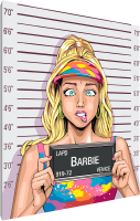 Картина по номерам PaintLine Барби-преступница PL-00172 (40x50см) - 