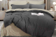 Комплект постельного белья Бояртекс Мятка №18-3905 2.0 с европростыней (мокрый асфальт) - 