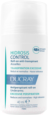 Антиперспирант шариковый Ducray Hidrosis Control (40мл)