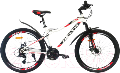 Велосипед DeltA D550 26 5526 (14, белый)