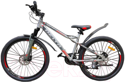 Велосипед DeltA D610 26 6126 (16, серебристый)