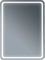 Зеркало Бриклаер Эстель-1 60 LED на взмах руки (серебристый) - 