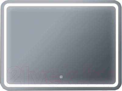 Зеркало Бриклаер Эстель-1 100 LED сенсор (серебристый)