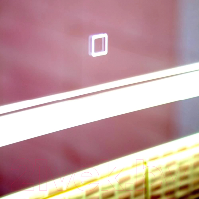 Зеркало Бриклаер Эстель-1 120 LED сенсор (серебристый)