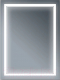 Зеркало Бриклаер Эстель-2 60 LED на взмах руки (серебристый) - 