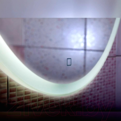Зеркало Бриклаер Эстель-3 60 LED сенсор (серебристый)