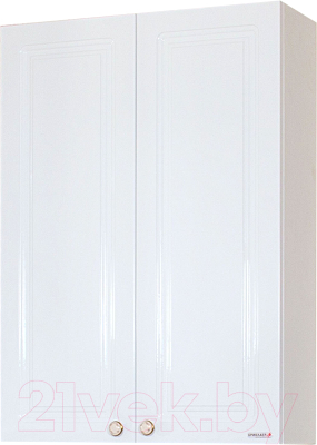 Шкаф для ванной Бриклаер Анна 65 (белый глянец)